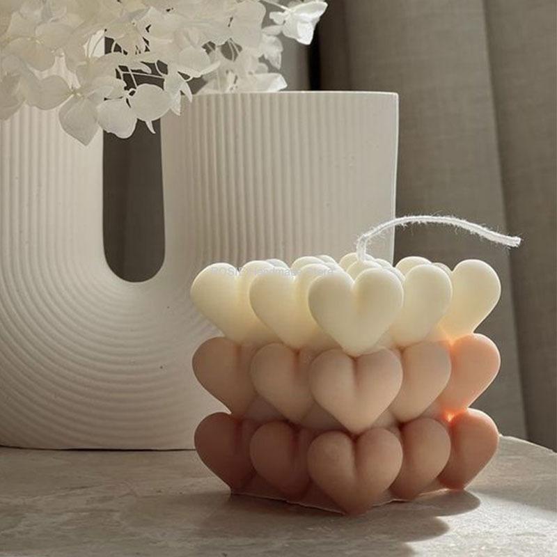 Candle Making For Beginners - Liebe Silikon Kerzen form DIY handgemachte