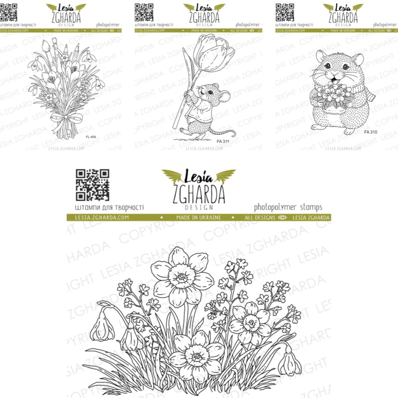 Candle Making Books - Frühlingsblumen Gras Mond Klare Stempel Schneideformen