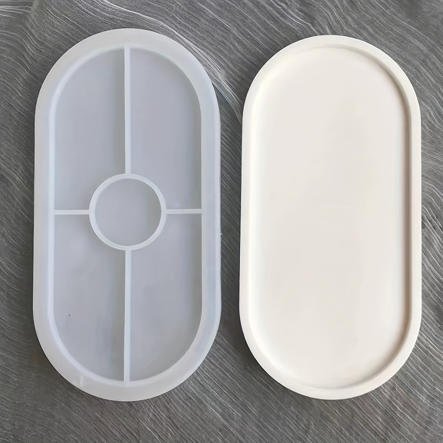 Candle Making For Beginners - 1pc Oval Untersetzer Epoxidharz Ton Gießen