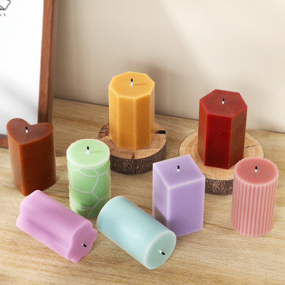 Candle Making For Beginners - Geometrie Säule Silikonform für Kerze Riss