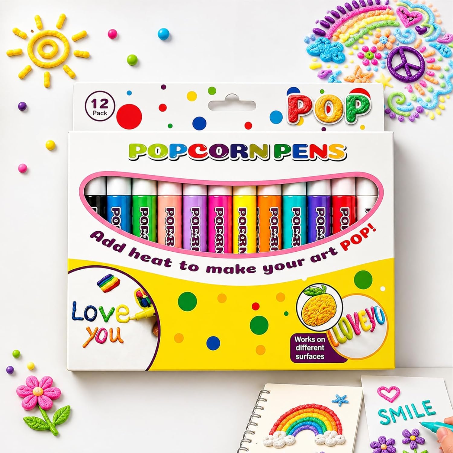 Copic Marker Sketch - Magische Puffy Popcorn Stifte 3D Puffy
