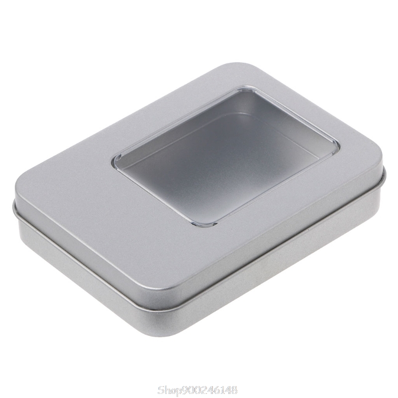 Rechteckige Zinn Silber Lageru – Tin Container Lid Bewertung und Preis