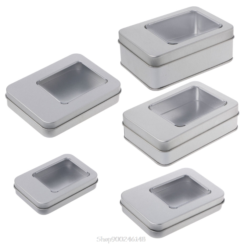 Rechteckige Zinn Silber Lageru – Tin Container Lid Bewertung und Preis