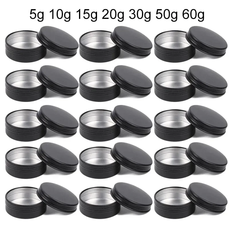 50Pcs Schwarz Leere Kerze Gläs – Tin Container Lid Bewertung und Preis