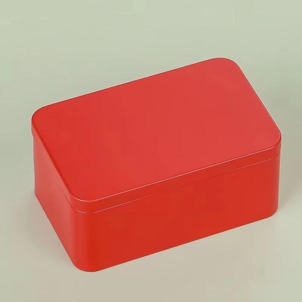 Neue einfarbige Blechdose mit  – Tin Container Lid Bewertung und Preis
