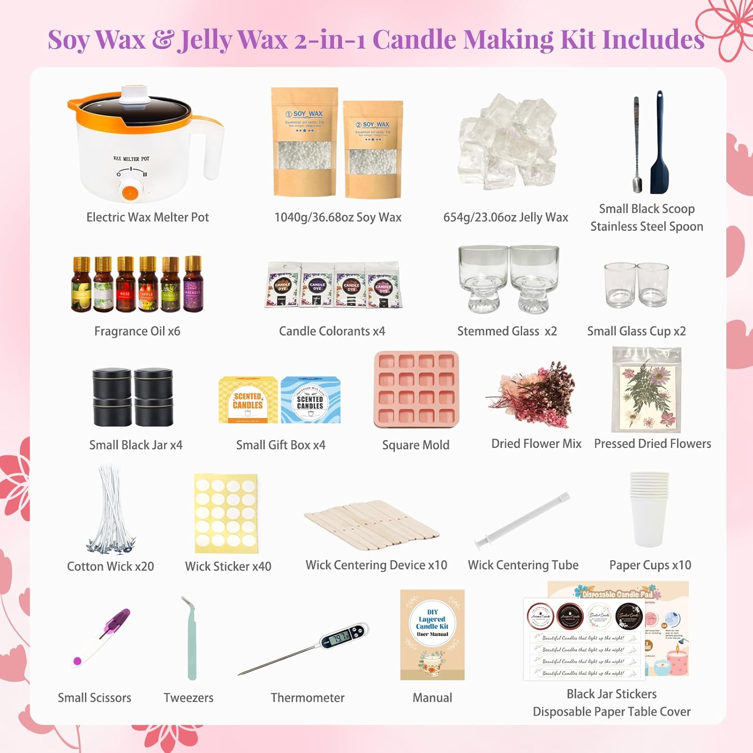 2-in-1 Soja- & Gelwachs DIY Ke – Candle Making For Beginners Bewertung und Preis