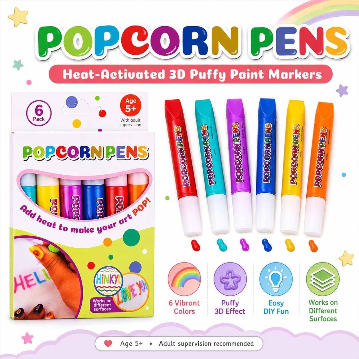 Magische Puffy Popcorn Stifte  – Copic Marker Sketch Bewertung und Preis